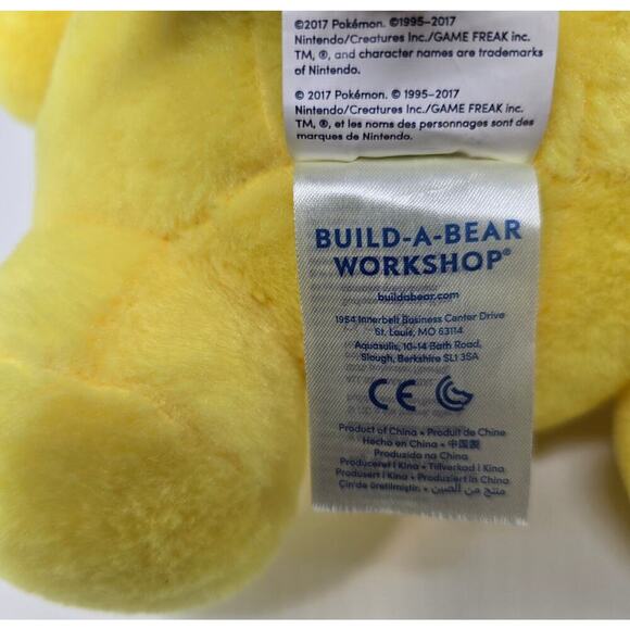 BABW Pokemon Vaporeon Eevee Pikachu Plush Plus One Small Plush Bundle Lot - Picture 9 of 11